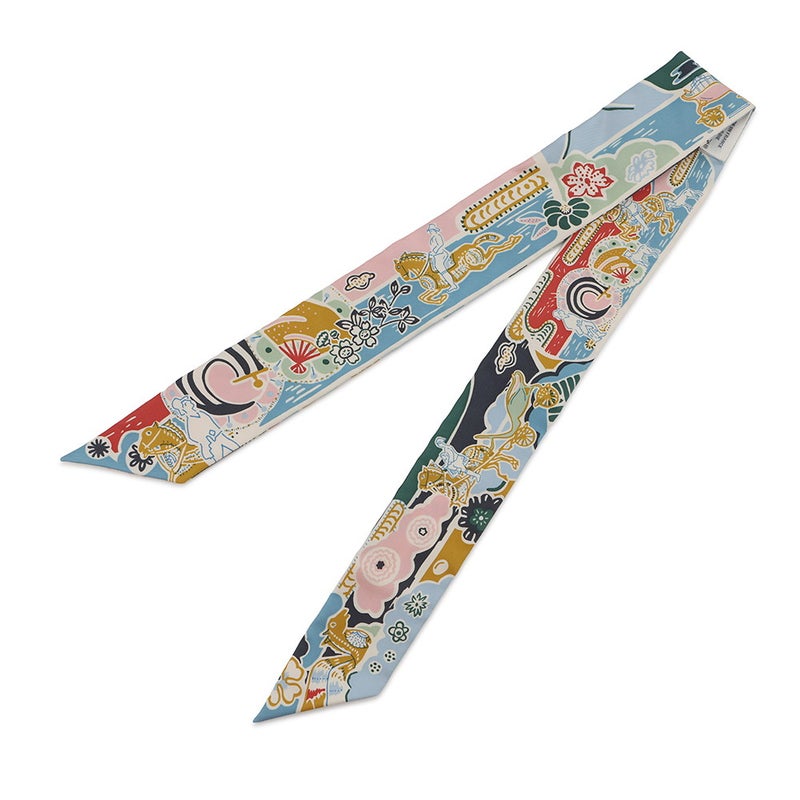 エルメス スカーフ ツイリー ビンガタ BINGATA HERMES 紅型 シルクツイル 2021秋冬