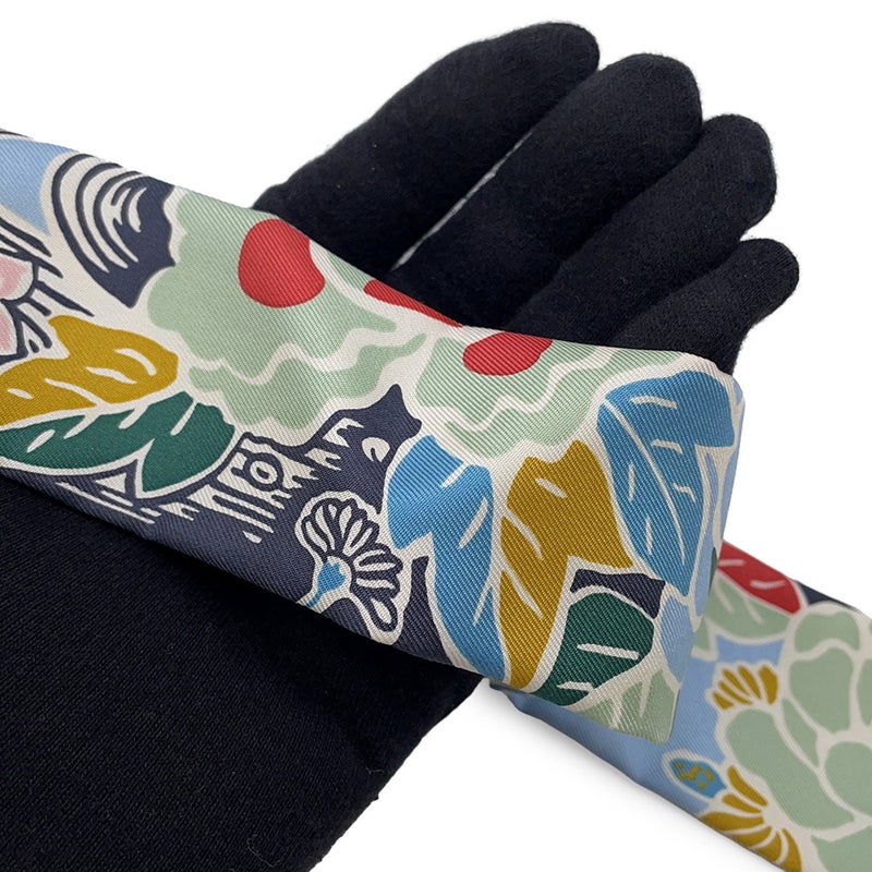 エルメス スカーフ ツイリー ビンガタ BINGATA HERMES 紅型 シルクツイル 2021秋冬