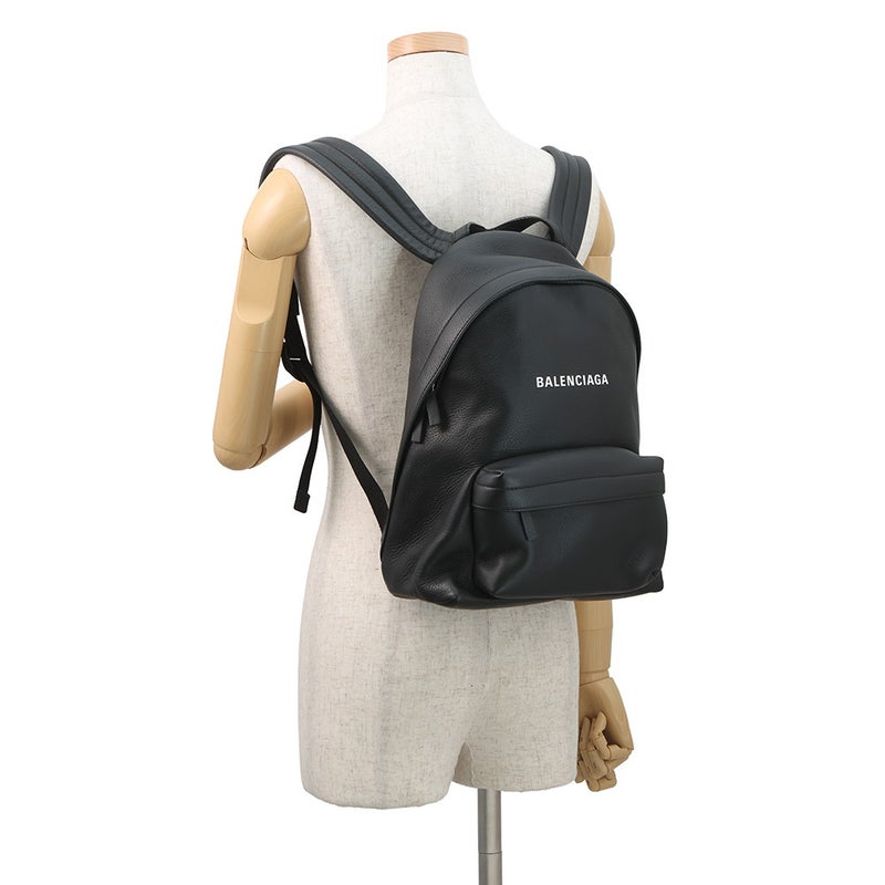 バレンシアガ リュック エブリディ バックパック カーフレザー 552379 BALENCIAGA リュックサック メンズ 黒