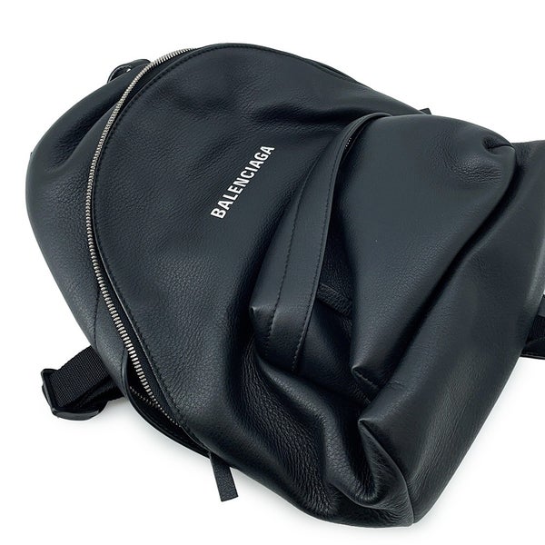 バレンシアガ リュック エブリディ バックパック カーフレザー 552379 BALENCIAGA リュックサック メンズ 黒