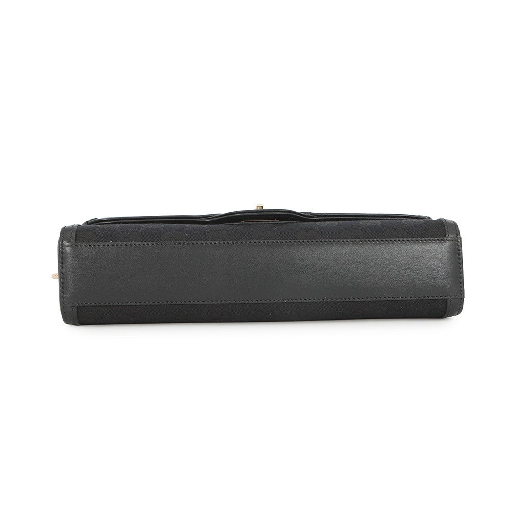 GUCCI グッチ ブラック 黒 GGキャンバス 002 1076 ショルダーバッグ レディース 506347 【中古】 グッチ ショルダーバッグ ルーチェ GGキャンバス レザー 786027 GUCCI