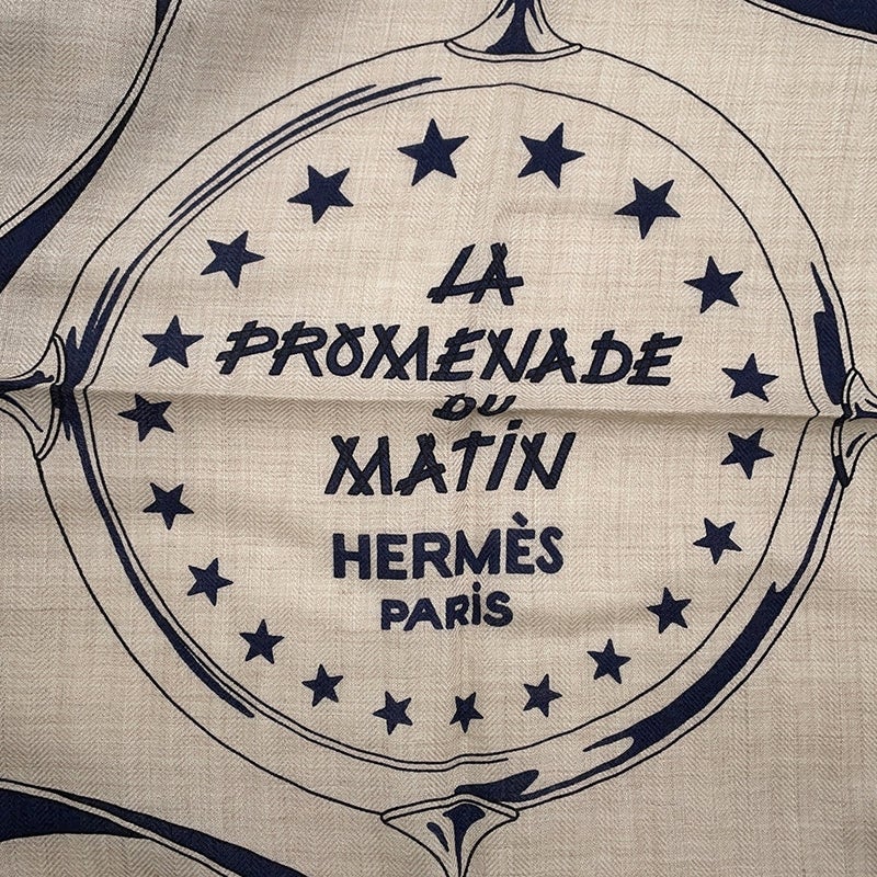 エルメス スカーフ カレ140 カレジェアン 朝の散歩 La Promenade du Matin 2023春夏