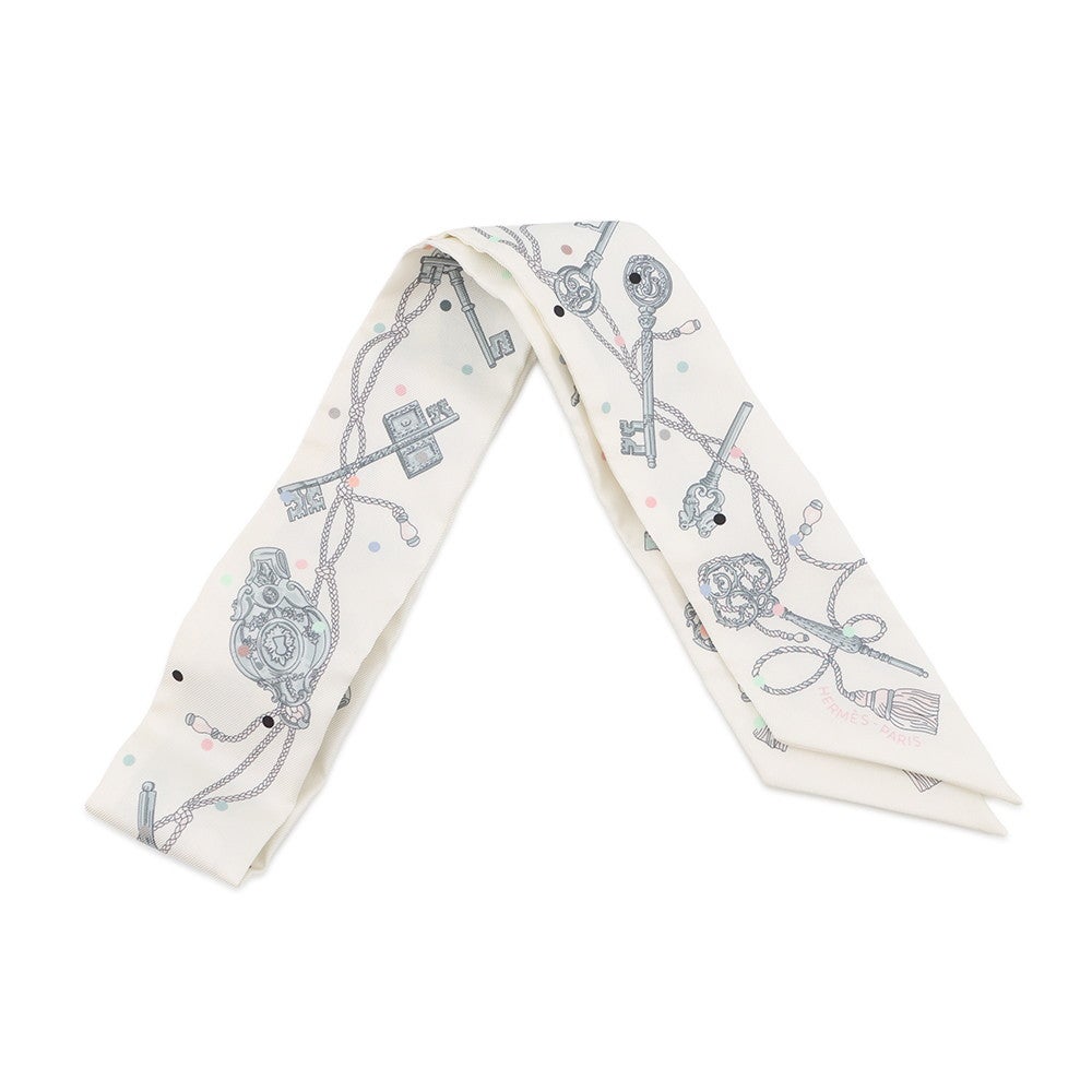 エルメス スカーフ ツイリー レクレアポア Les Cles a Pois HERMES