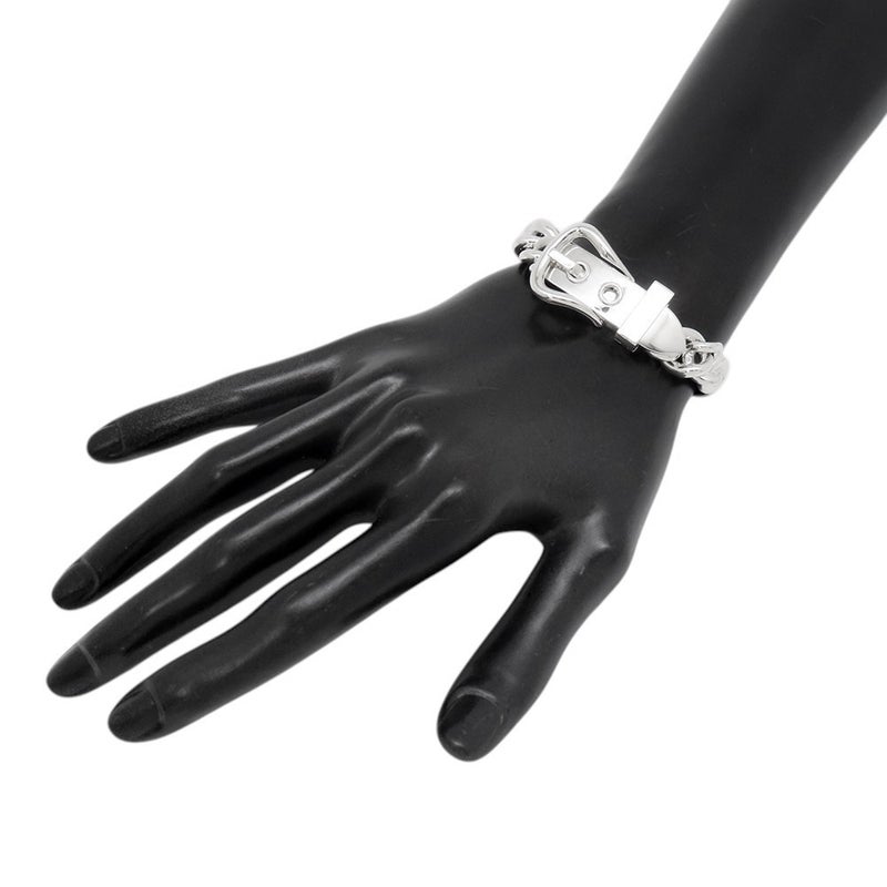 エルメス ブレスレット ブックルセリエ・アンフレクシブルGM SV925シルバー サイズ15 HERMES ジュエリー