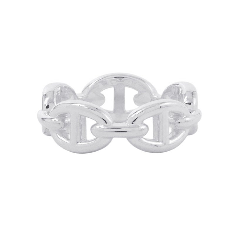 エルメス リング シェーヌダンクル アンシェネPM Enchainee SV925シルバー リングサイズ54 HERMES ジュエリー