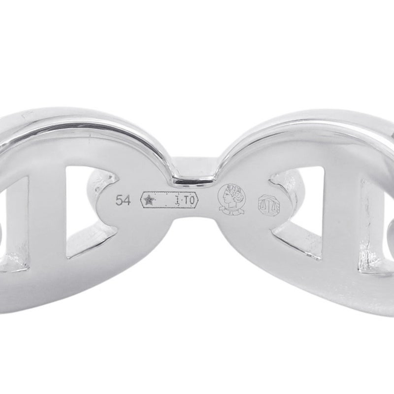 エルメス リング シェーヌダンクル アンシェネPM Enchainee SV925シルバー リングサイズ54 HERMES ジュエリー