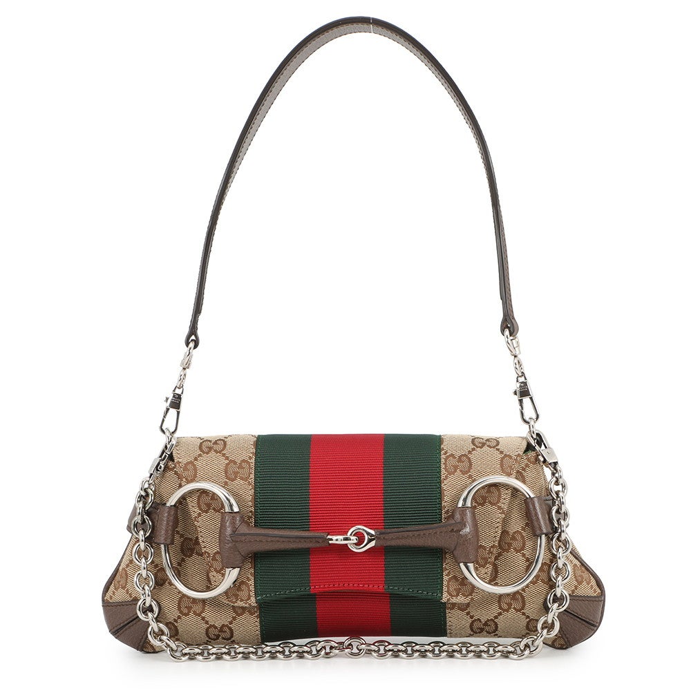 GUCCI バック Gucci Pouch With GG Detail 'Beige Ebony Supreme' 768255-FACQC-9751