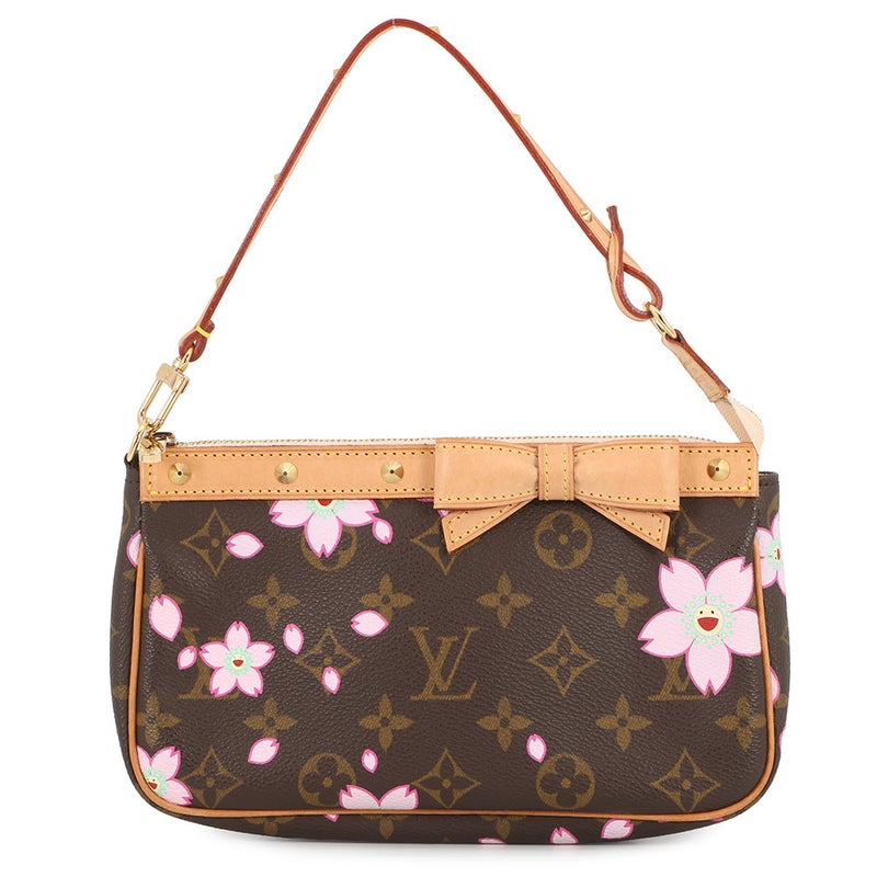 ルイヴィトン ハンドバッグ モノグラム・チェリー ブロッサム ポシェット・アクセソワール M92006 LOUIS VUITTON 村上隆