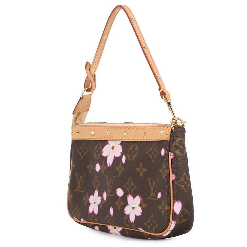 ルイヴィトン ハンドバッグ モノグラム・チェリー ブロッサム ポシェット・アクセソワール M92006 LOUIS VUITTON 村上隆