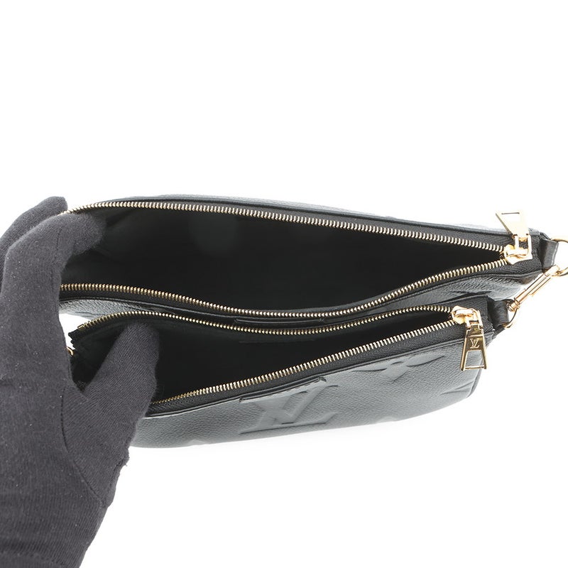 ルイヴィトン ショルダーバッグ モノグラム・アンプラント ミュルティ・ポシェット・アクセソワール M80399 LOUIS VUITTON 黒 ブラック