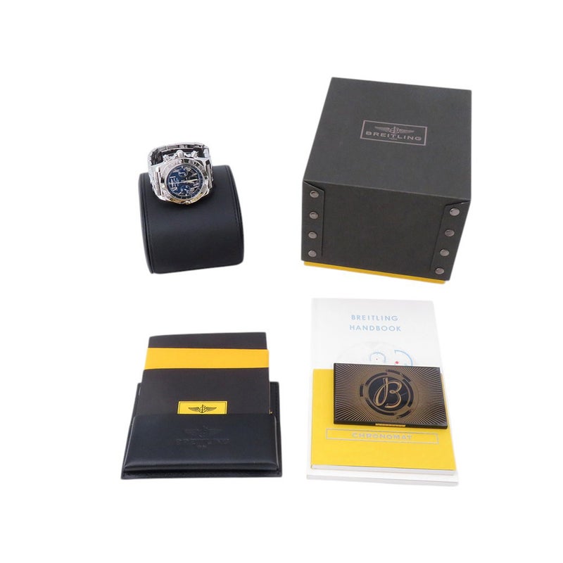 ブライトリング クロノマット 44 AB011012/B956 BREITLING 腕時計 黒文字盤