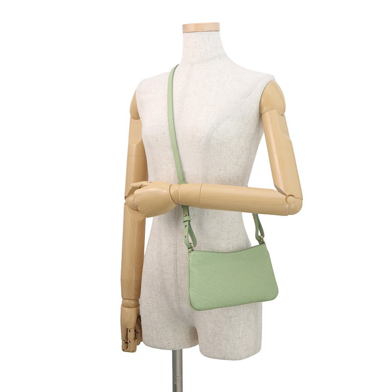 グッチ ショルダーバッグ GGエンブレム スーパーミニ レザー 815278 GUCCI バッグ