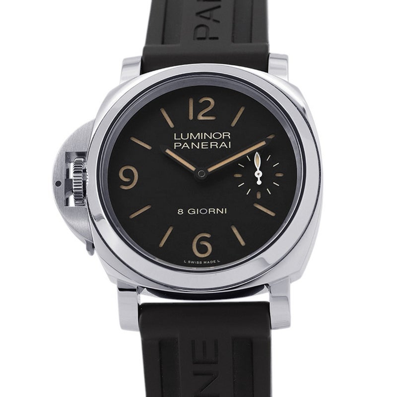 パネライ ルミノール デストロ オット ジョルニ PAM01655 PANERAI 腕時計 黒文字盤