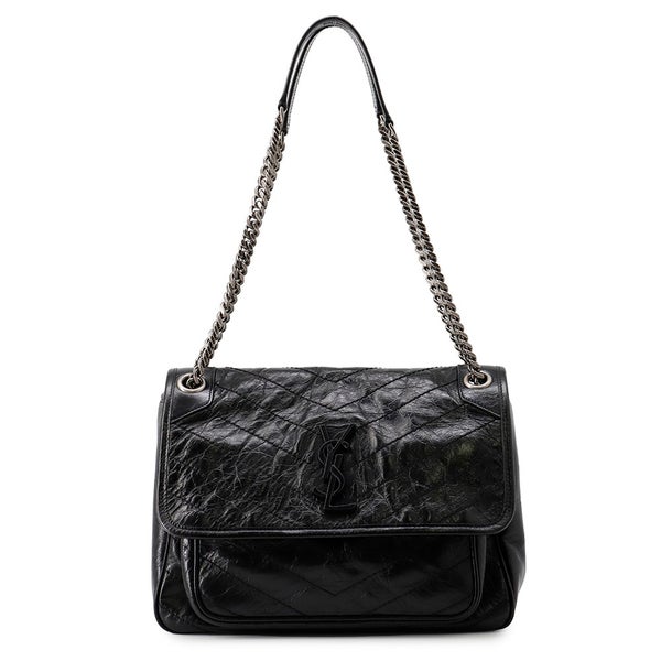 サンローランパリ チェーンショルダーバッグ ニキ ミディアム 633158 SAINT LAURENT PARIS 黒
