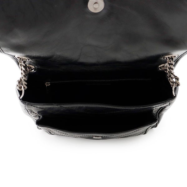 サンローランパリ チェーンショルダーバッグ ニキ ミディアム 633158 SAINT LAURENT PARIS 黒