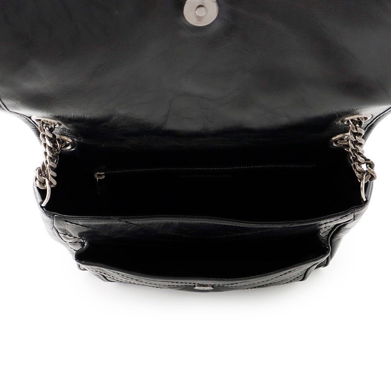 サンローランパリ チェーンショルダーバッグ ニキ ミディアム 633158 SAINT LAURENT PARIS 黒