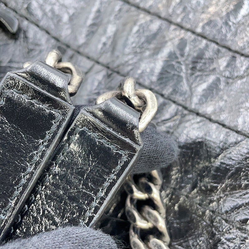 サンローランパリ チェーンショルダーバッグ ニキ ミディアム 633158 SAINT LAURENT PARIS 黒