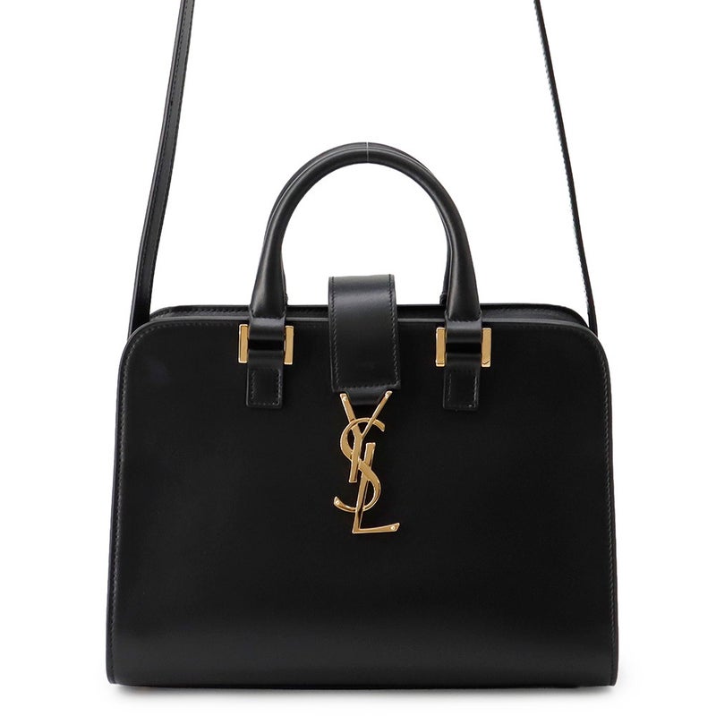 サンローランパリ ハンドバッグ ベイビーカバス 568853 SAINT LAURENT PARIS 2way 黒