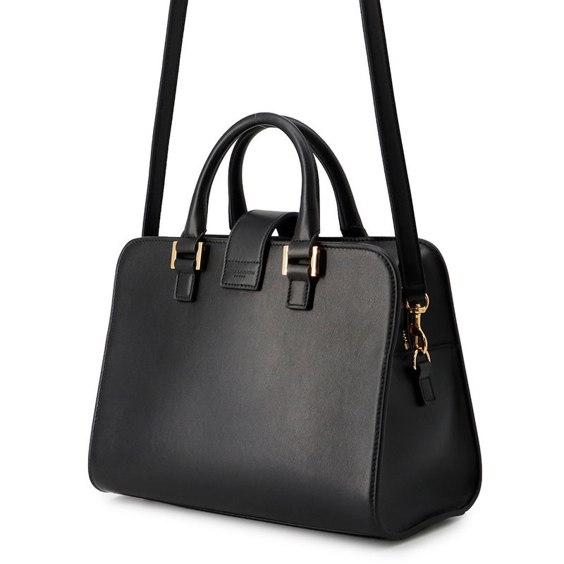 サンローランパリ ハンドバッグ ベイビーカバス 568853 SAINT LAURENT PARIS 2way 黒