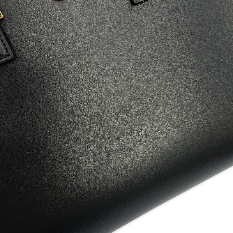 サンローランパリ ハンドバッグ ベイビーカバス 568853 SAINT LAURENT PARIS 2way 黒