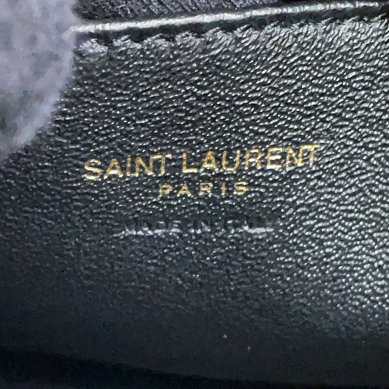 サンローランパリ ハンドバッグ ベイビーカバス 568853 SAINT LAURENT PARIS 2way 黒