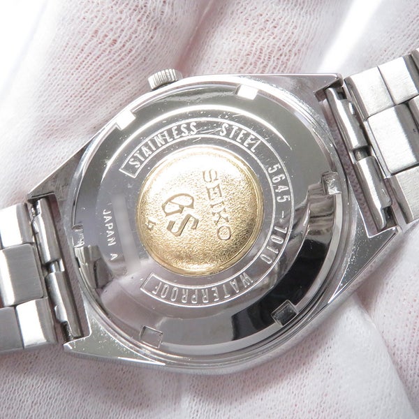 セイコー グランドセイコー ハイビート 5645-7010 SEIKO 腕時計 ウォッチ ヴィンテージ シルバー文字盤