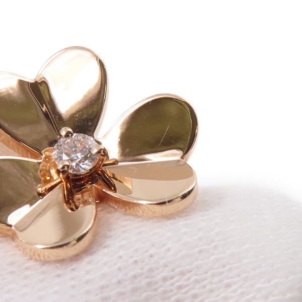 ヴァンクリーフ&アーペル ピアス フリヴォル イヤリング スモールモデル ダイヤモンド 2P 計0.17ct K18PGピンクゴールド VCARPFBK00