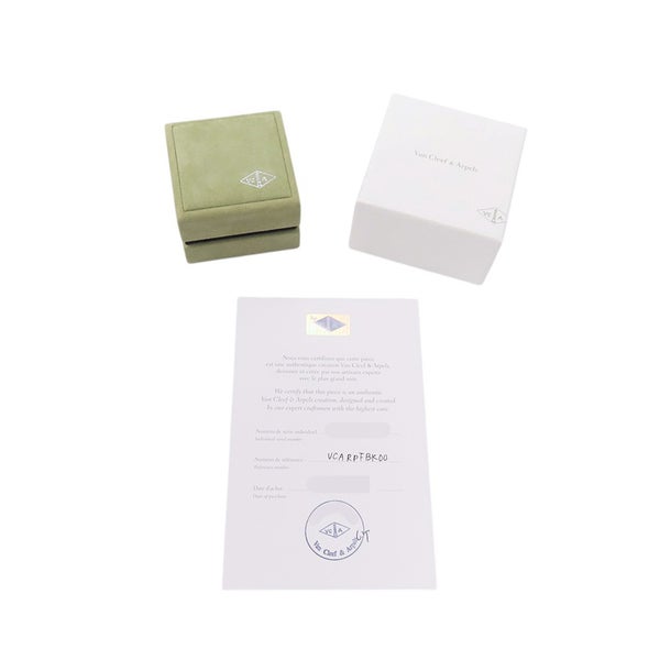 ヴァンクリーフ&アーペル ピアス フリヴォル イヤリング スモールモデル ダイヤモンド 2P 計0.17ct K18PGピンクゴールド VCARPFBK00