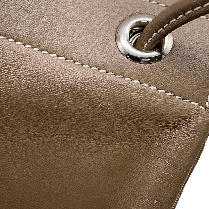 エルメス ショルダーバッグ サックアリーヌ ミニ エトゥープ/シルバー金具 スイフト D刻印