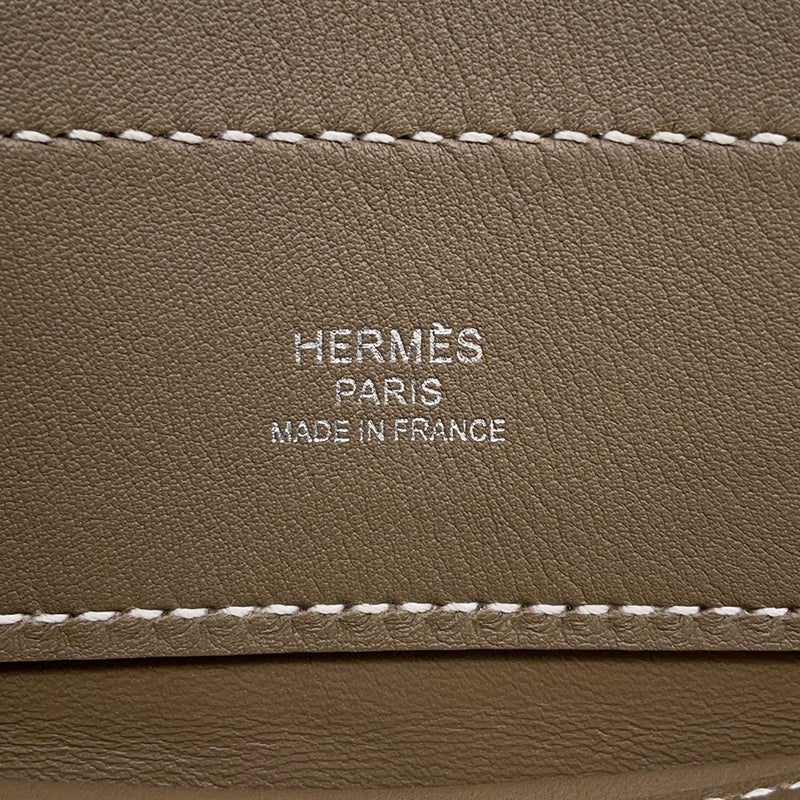 エルメス ショルダーバッグ サックアリーヌ ミニ エトゥープ/シルバー金具 スイフト D刻印