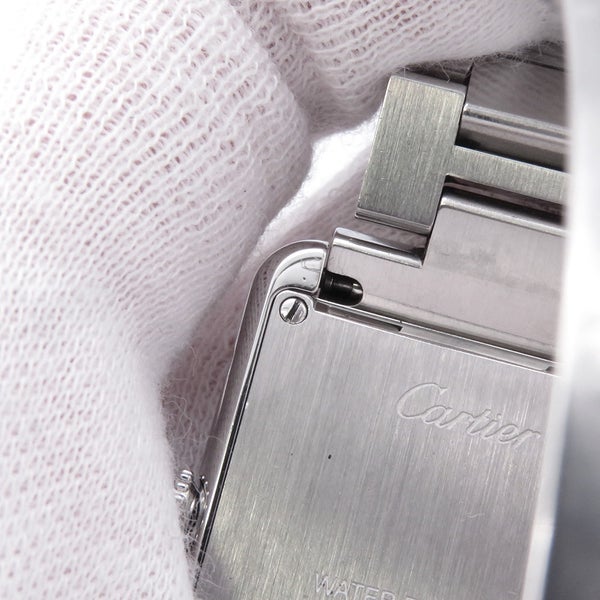 カルティエ タンクソロ SM W5200013 Cartier 腕時計 ウォッチ シルバー文字盤 クォーツ