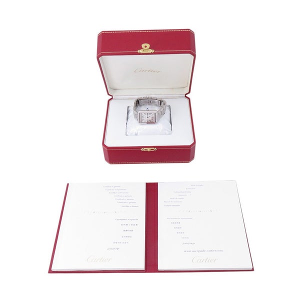 カルティエ タンクソロ SM W5200013 Cartier 腕時計 ウォッチ シルバー文字盤 クォーツ