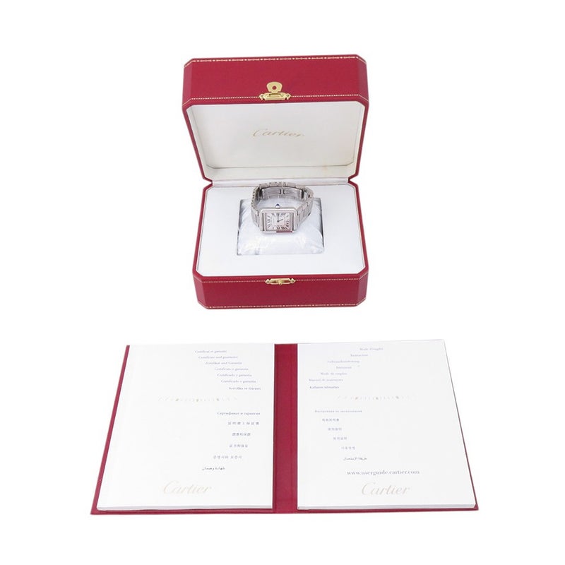 カルティエ タンクソロ SM W5200013 Cartier 腕時計 ウォッチ シルバー文字盤 クォーツ