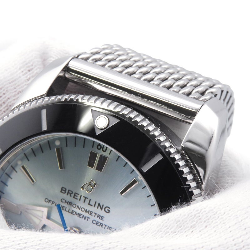 ブライトリング スーパーオーシャン ヘリテージ B20 オートマチック 42 ジャパン リミテッド AB20108A1C1S1 アイスブルー文字盤