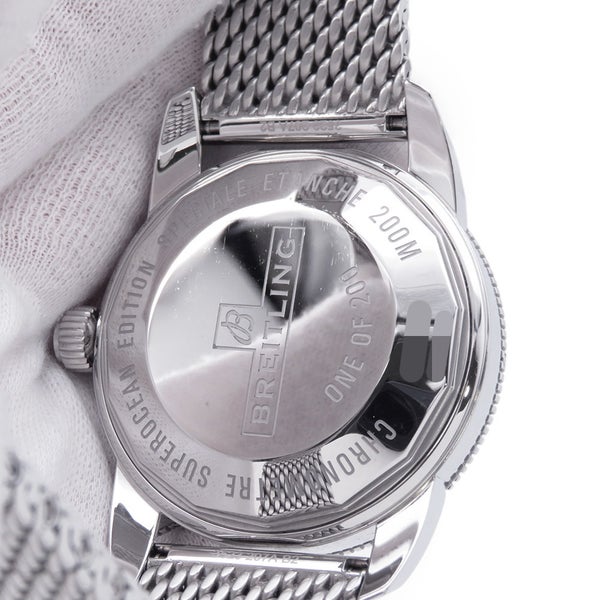 ブライトリング スーパーオーシャン ヘリテージ B20 オートマチック 42 ジャパン リミテッド AB20108A1C1S1 アイスブルー文字盤