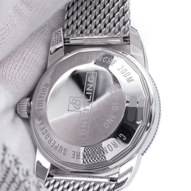 ブライトリング スーパーオーシャン ヘリテージ B20 オートマチック 42 ジャパン リミテッド AB20108A1C1S1 アイスブルー文字盤