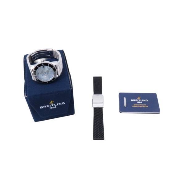 ブライトリング スーパーオーシャン ヘリテージ B20 オートマチック 42 ジャパン リミテッド AB20108A1C1S1 アイスブルー文字盤