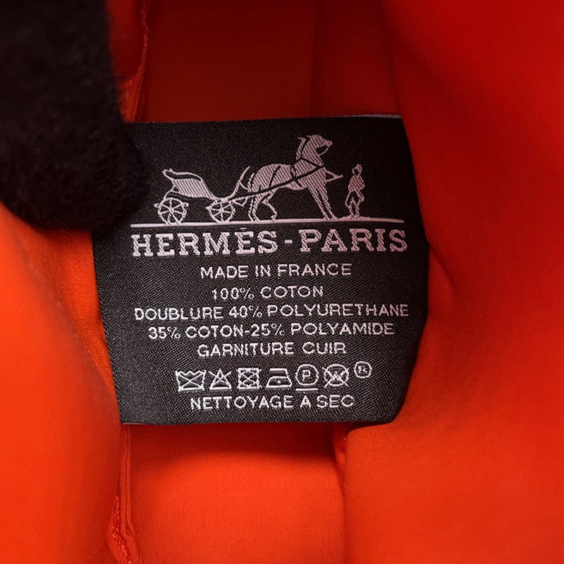 エルメス ポーチ ボリードポーチ ミニミニ ナチュラル/シルバー金具 コットン HERMES 小物入れ