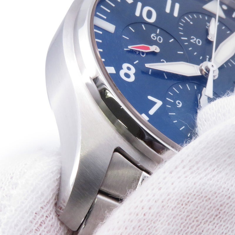 IWC パイロット・ウォッチ・クロノグラフ “プティ・プランス” IW377717 腕時計 ブルー文字盤