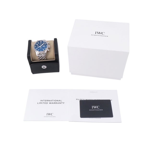 IWC パイロット・ウォッチ・クロノグラフ “プティ・プランス” IW377717 腕時計 ブルー文字盤