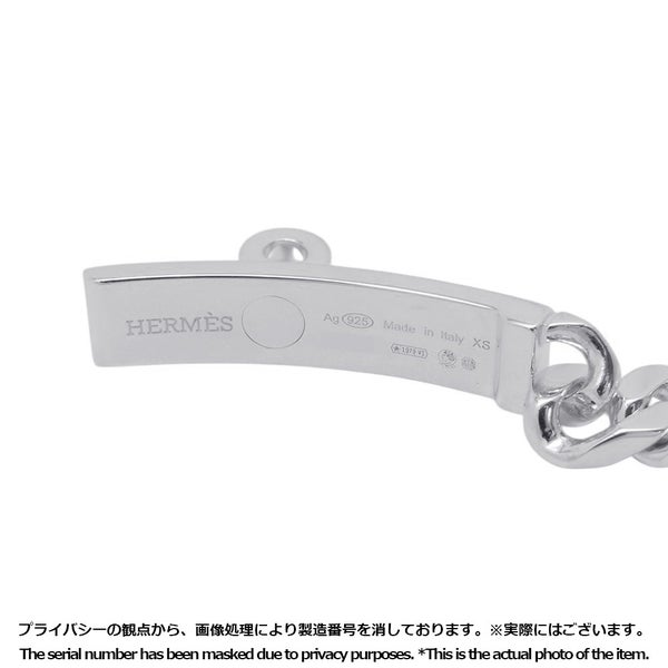 エルメス ブレスレット ケリーグルメットTPM SV925シルバー サイズXS HERMES ジュエリー