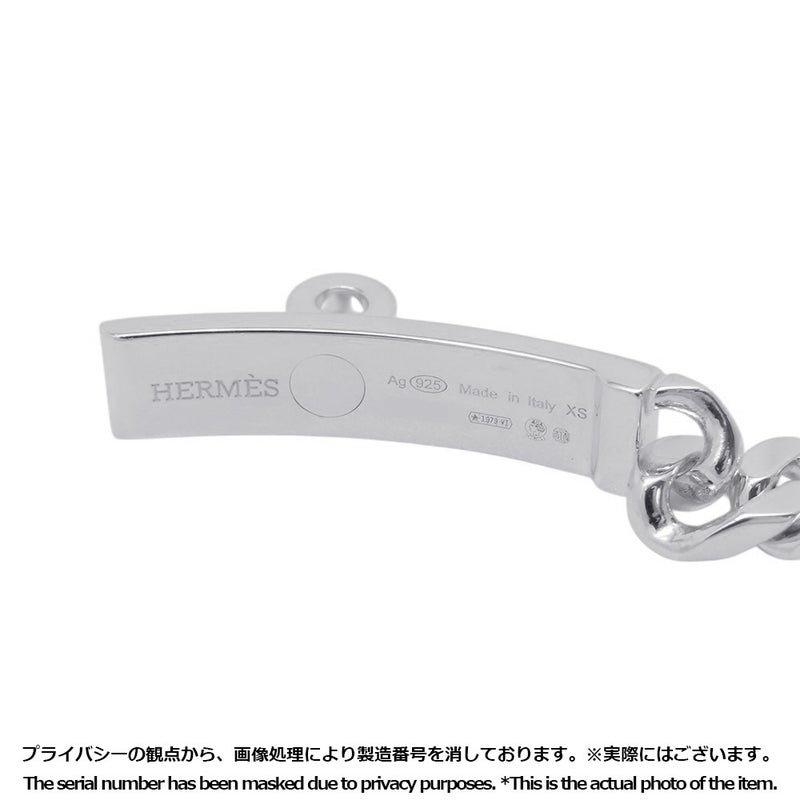 エルメス ブレスレット ケリーグルメットTPM SV925シルバー サイズXS HERMES ジュエリー
