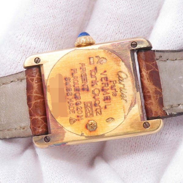 カルティエ マストタンク SM W1003153 Cartier 腕時計 アイボリー文字盤