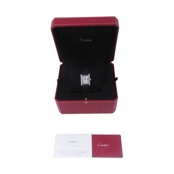 カルティエ タンク マスト SM WSTA0042 Cartier 腕時計 シルバー文字盤 クォーツ