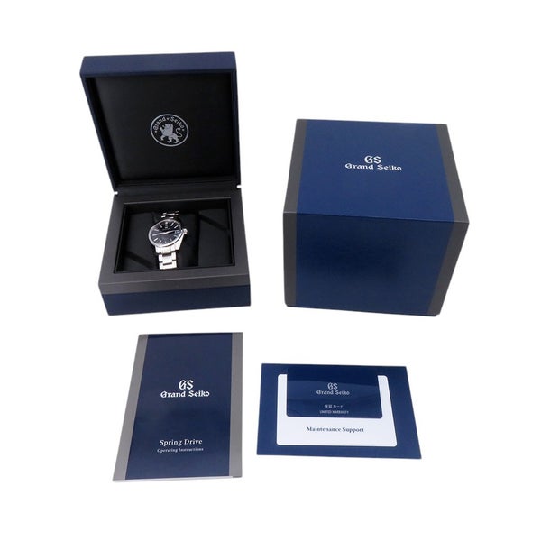 セイコー グランドセイコー スプリングドライブ SBGA375 SEIKO 腕時計 ミッドナイトブルー文字盤