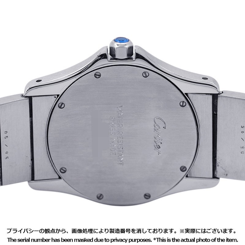 カルティエ サントスクーガー MM W20027K1 Cartier 腕時計 白文字盤