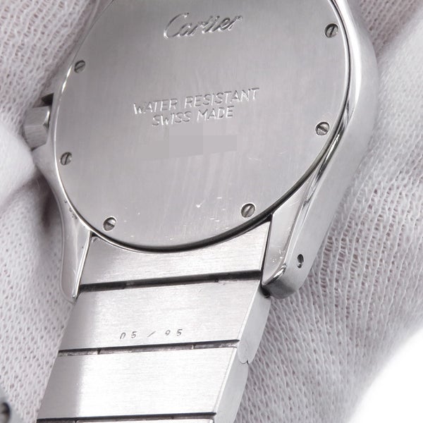 カルティエ サントスクーガー MM W20027K1 Cartier 腕時計 白文字盤