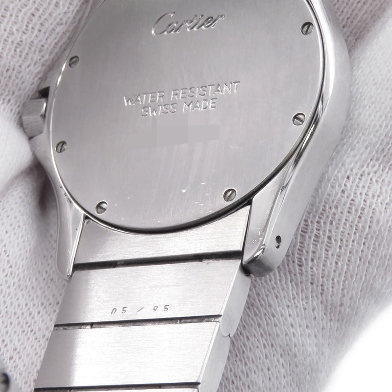 カルティエ サントスクーガー MM W20027K1 Cartier 腕時計 白文字盤