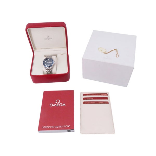 オメガ シーマスター ダイバー300M 2220.80.00 OMEGA 腕時計 ブルー文字盤