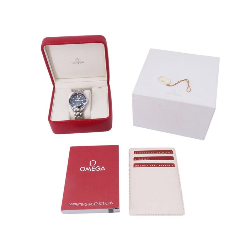 オメガ シーマスター ダイバー300M 2220.80.00 OMEGA 腕時計 ブルー文字盤